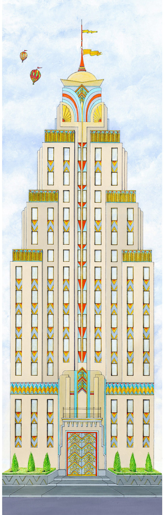 Mini Art Deco 3 (flat art)